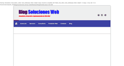 Desktop Screenshot of blogsolucionesweb.com