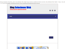 Tablet Screenshot of blogsolucionesweb.com